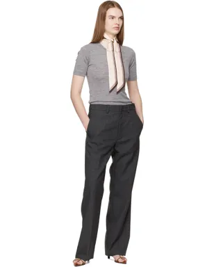 Jil Sander Twilly チェック スカーフタイ - サムネイル2