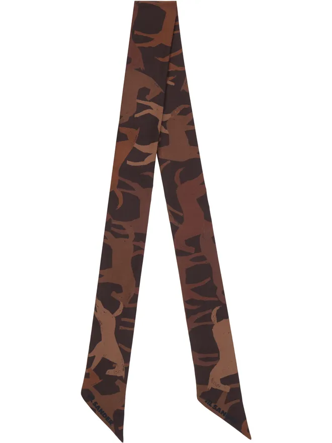 Jil Sander Jil Sander Printed シルク スカーフタイの商品画像