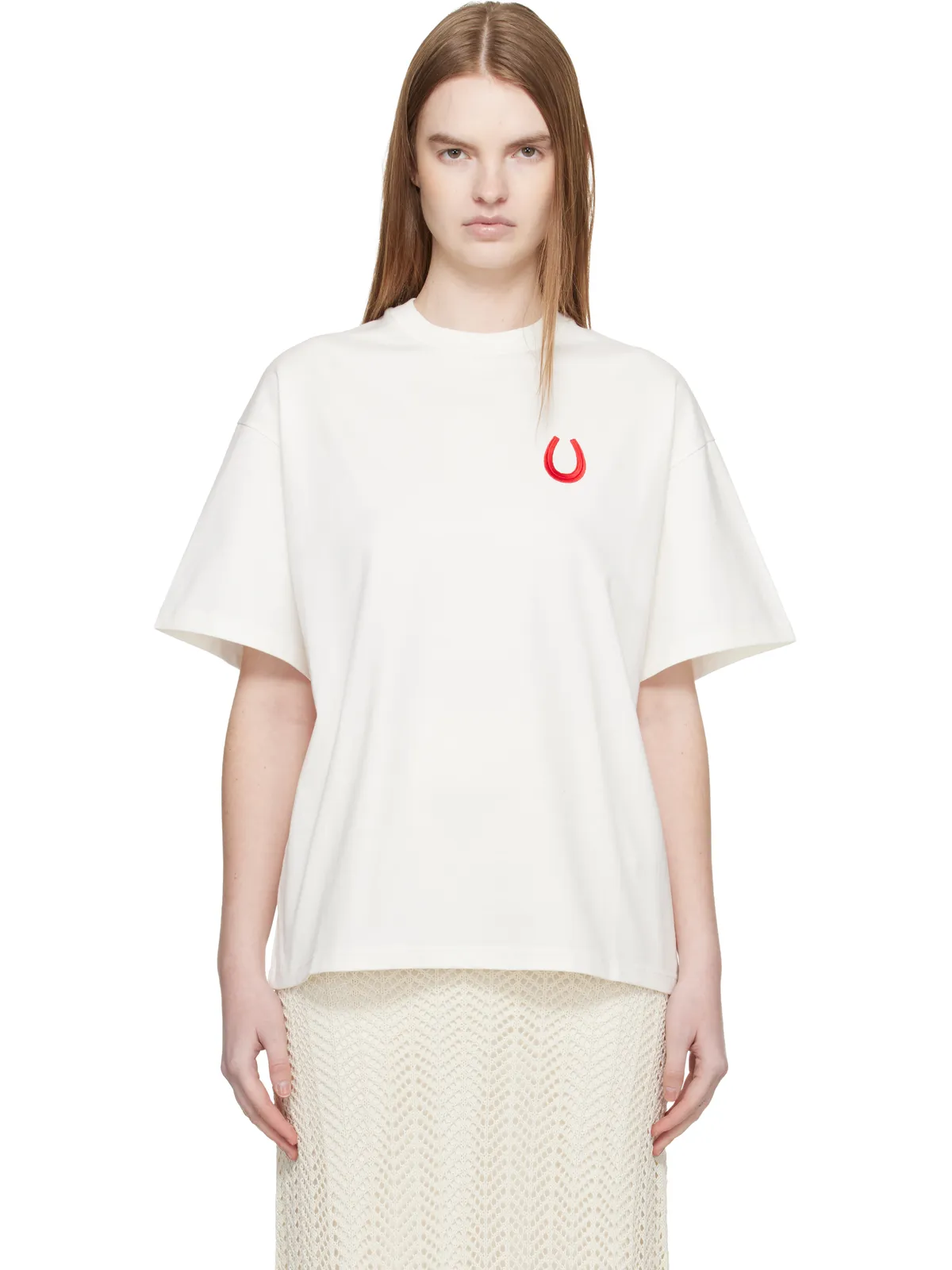 Jil Sander コットン クルーネック Tシャツ - 画像1