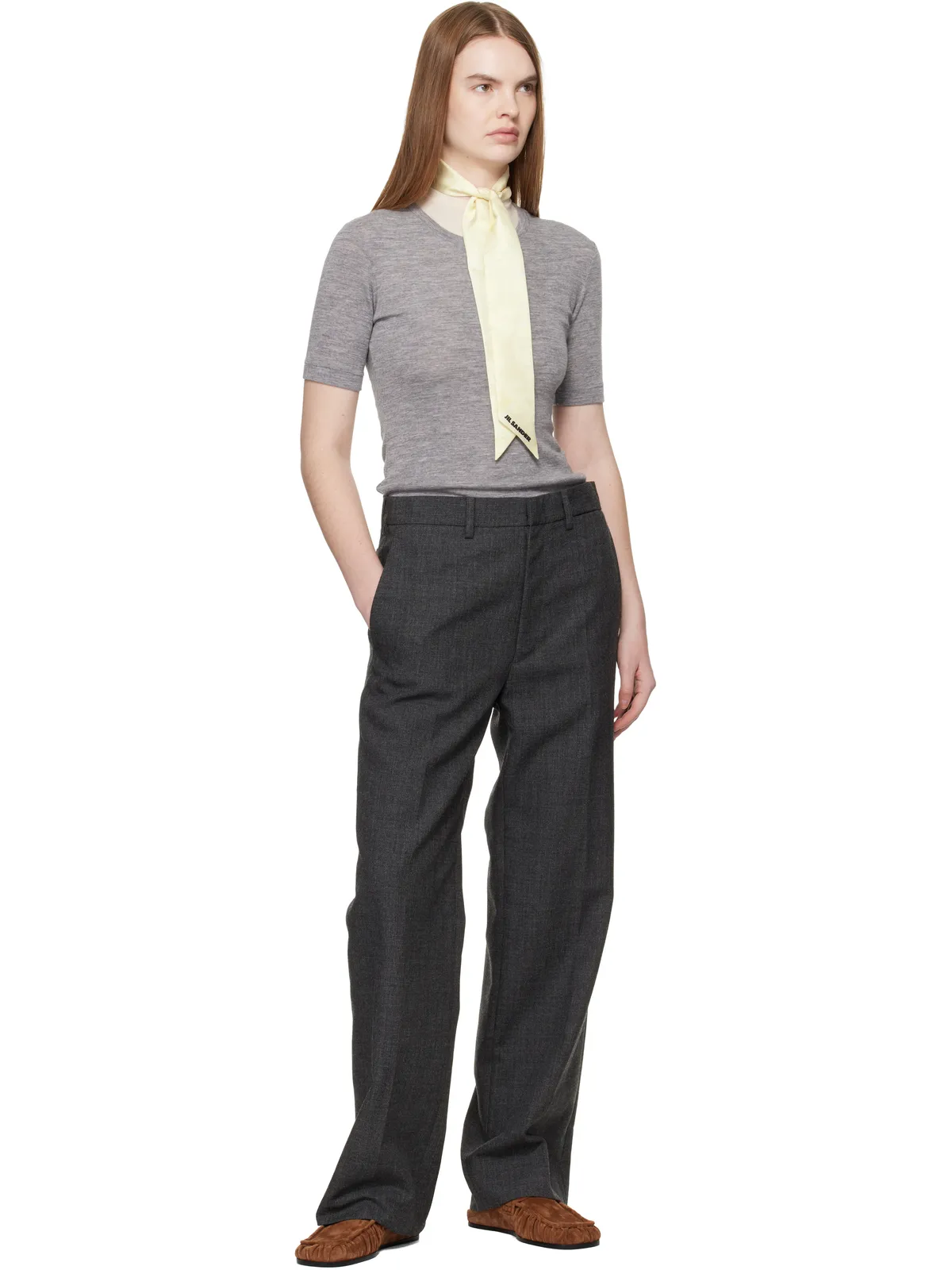 Jil Sander モックトゥ ローファー - 画像5