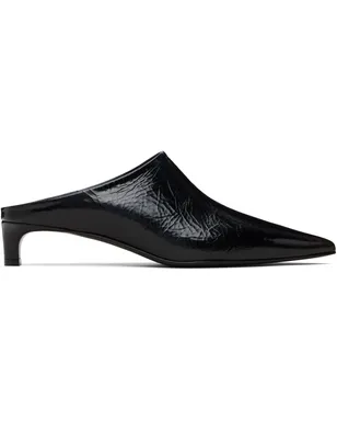 Jil Sander ブラック ミュール ヒール - サムネイル1