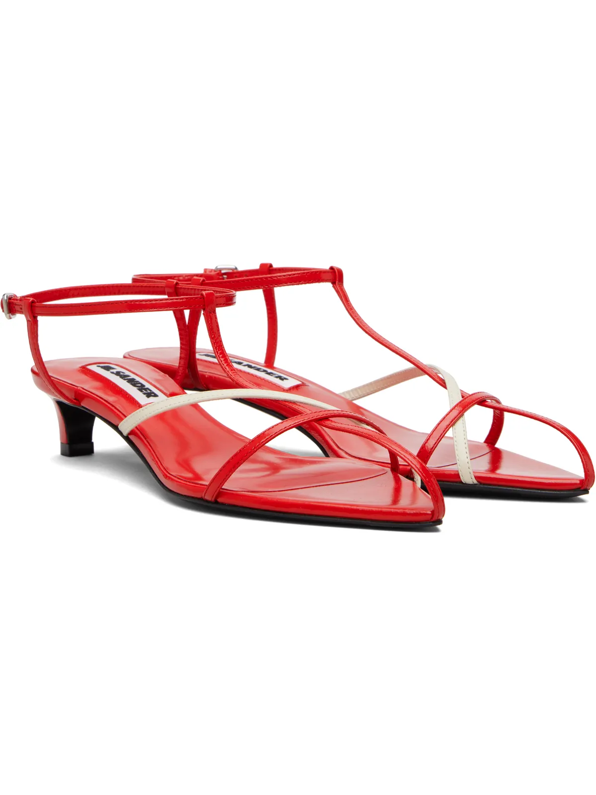 Jil Sander Cage ローヒール サンダル - 画像4