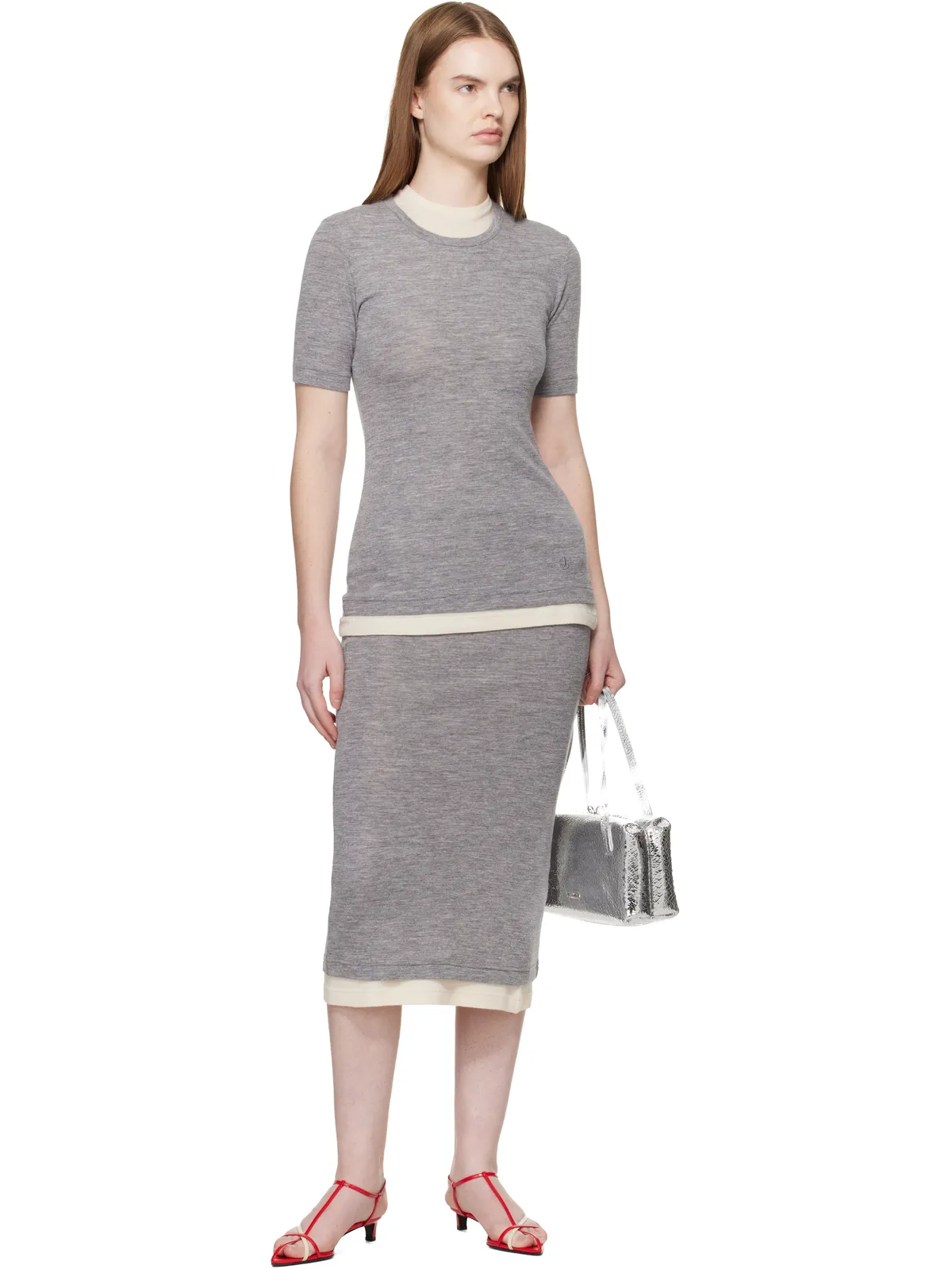 Jil Sander Cage ローヒール サンダル - 画像5