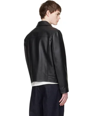 Jil Sander ブルゾン レザージャケット - サムネイル3