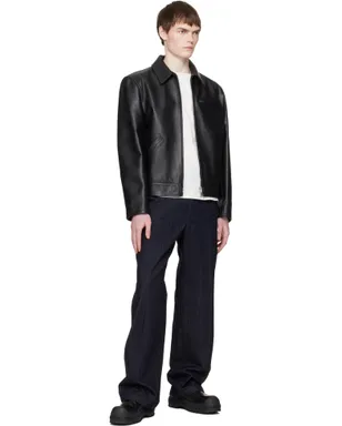 Jil Sander ブルゾン レザージャケット - サムネイル4