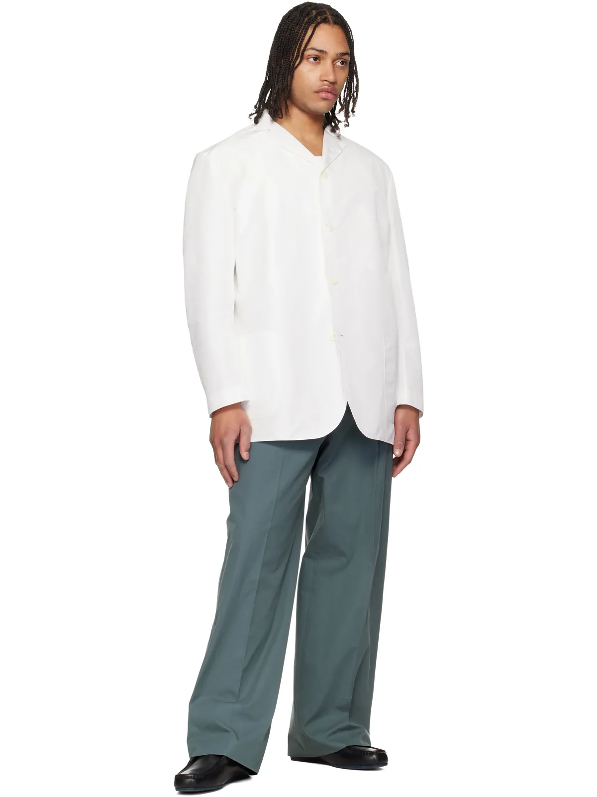 Jil Sander コットンドリル トラウザーズ - 画像4