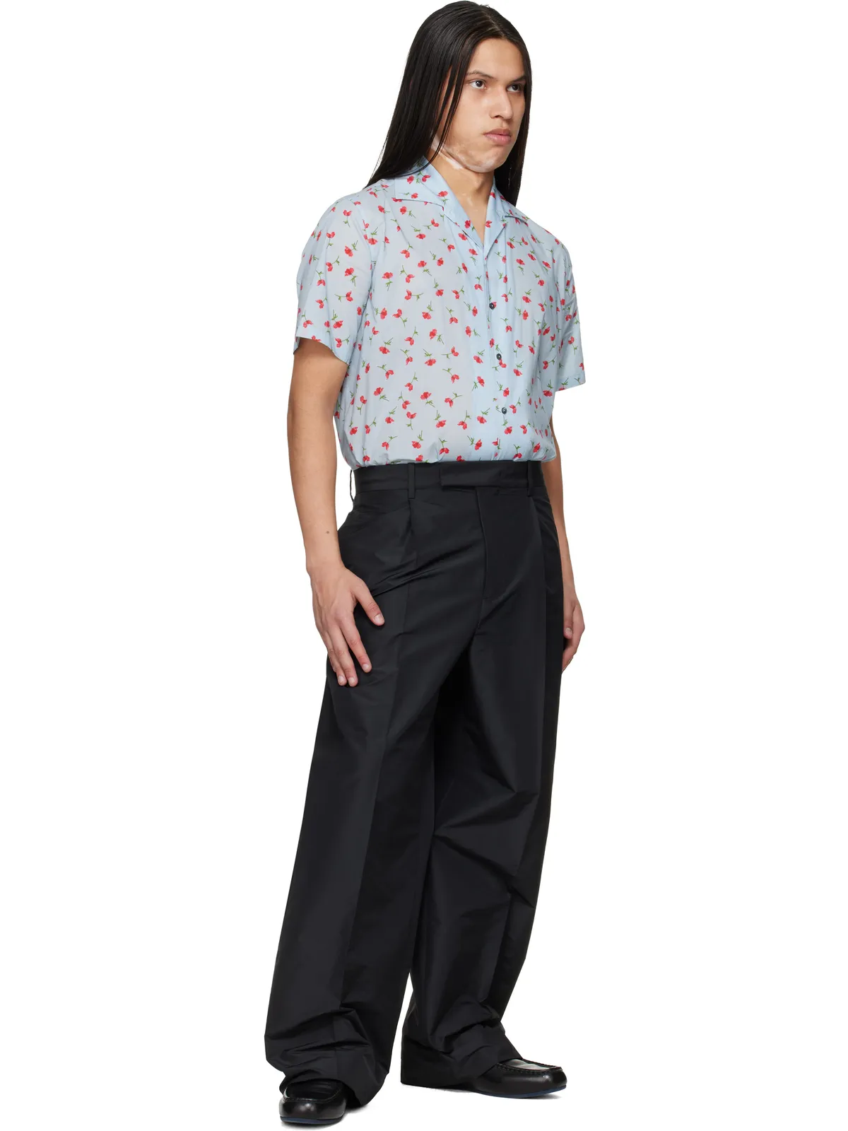 Jil Sander フローラルプリント シャツ - 画像4