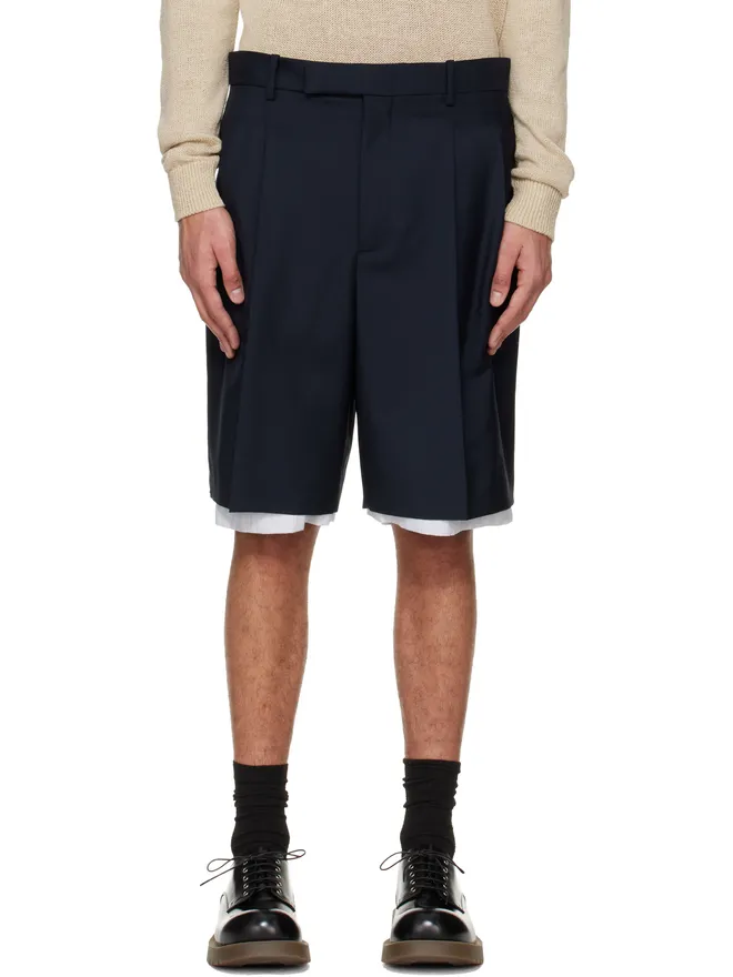 Jil Sander Jil Sander ウールキャンバス ショートパンツの商品画像