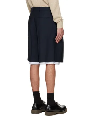 Jil Sander ウールキャンバス ショートパンツ - サムネイル3