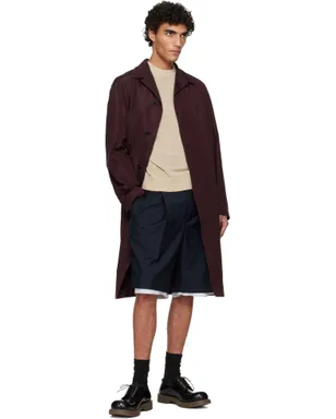 Jil Sander ウールキャンバス ショートパンツ - サムネイル4