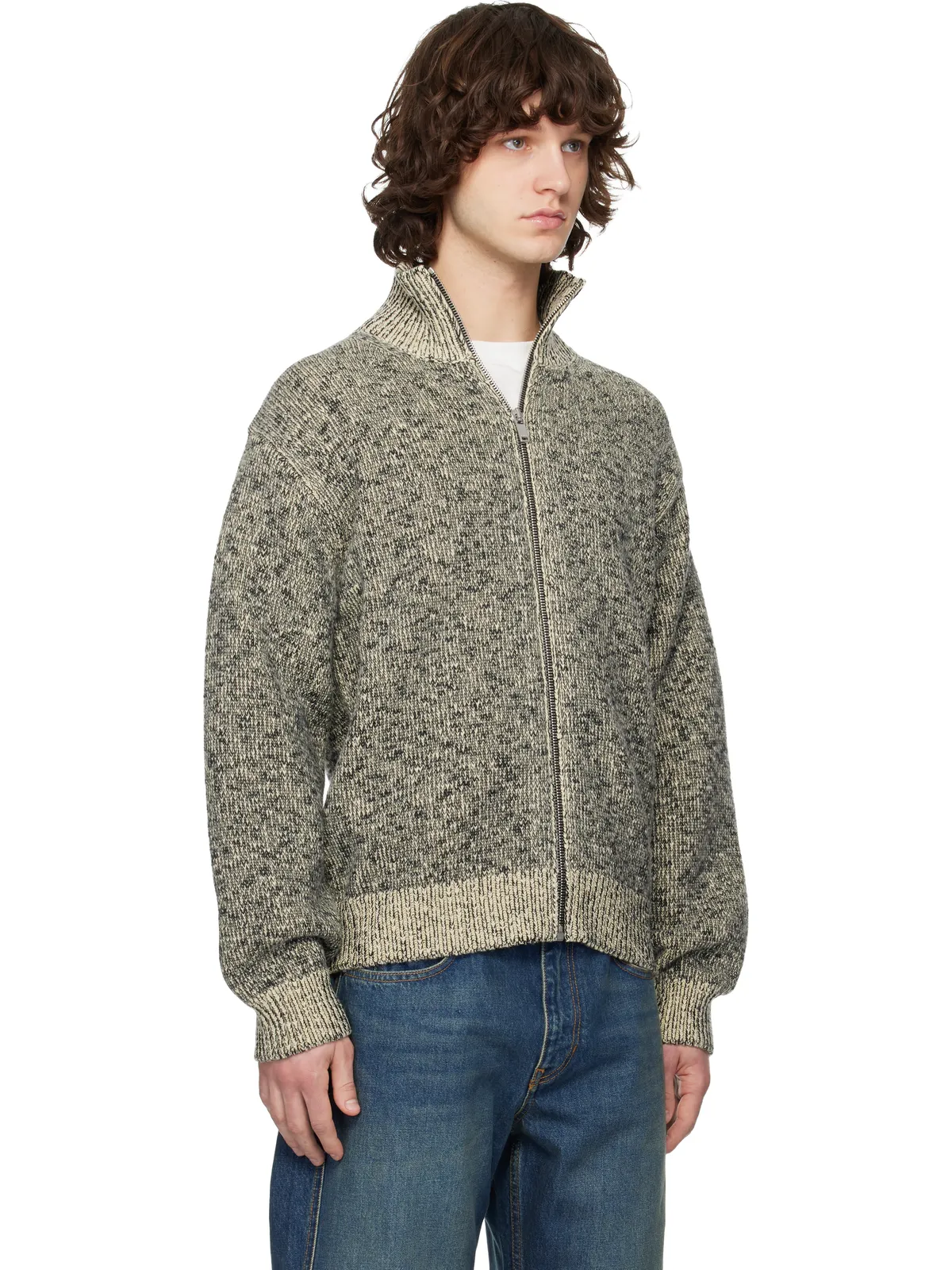 Jil Sander ニット トラックジャケット - 画像2