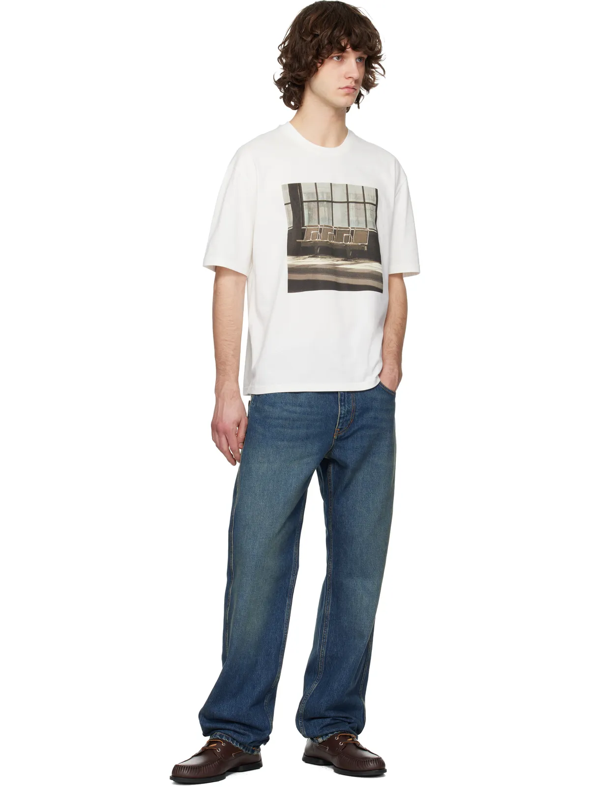 Jil Sander プリントTシャツ - 画像4