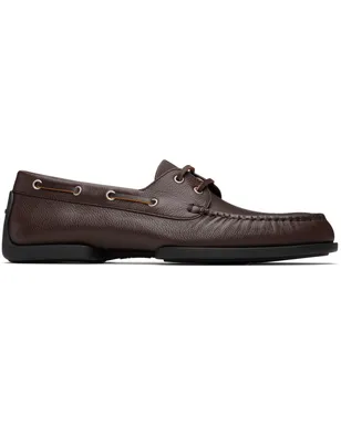 Jil Sander カーフスキン デッキシューズ - サムネイル1