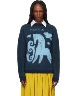 Lanvin Lunar Year ジャカード モヘア セーター - サムネイル1
