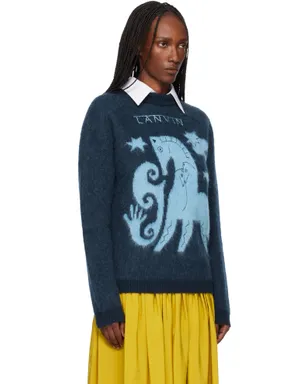 Lanvin Lunar Year ジャカード モヘア セーター - サムネイル2