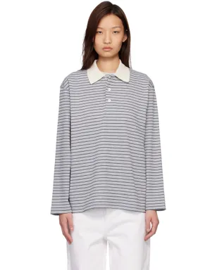 COOR Multi-Stripe ピケ ポロシャツ - サムネイル1