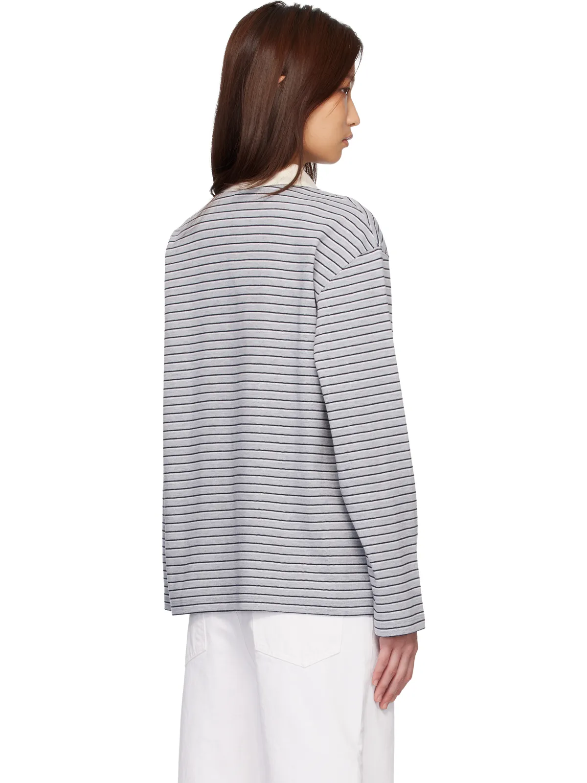 COOR Multi-Stripe ピケ ポロシャツ - 画像3