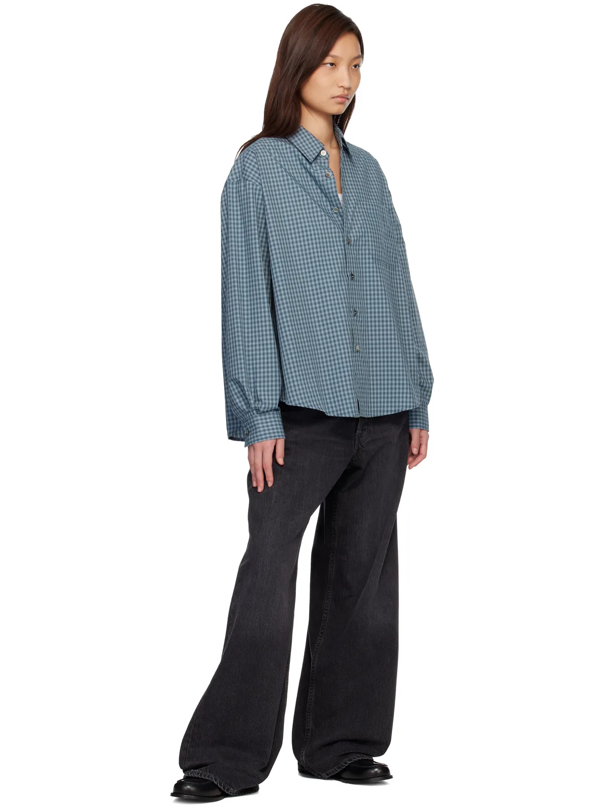 COOR Micro Ombre チェック シャツ - 画像4