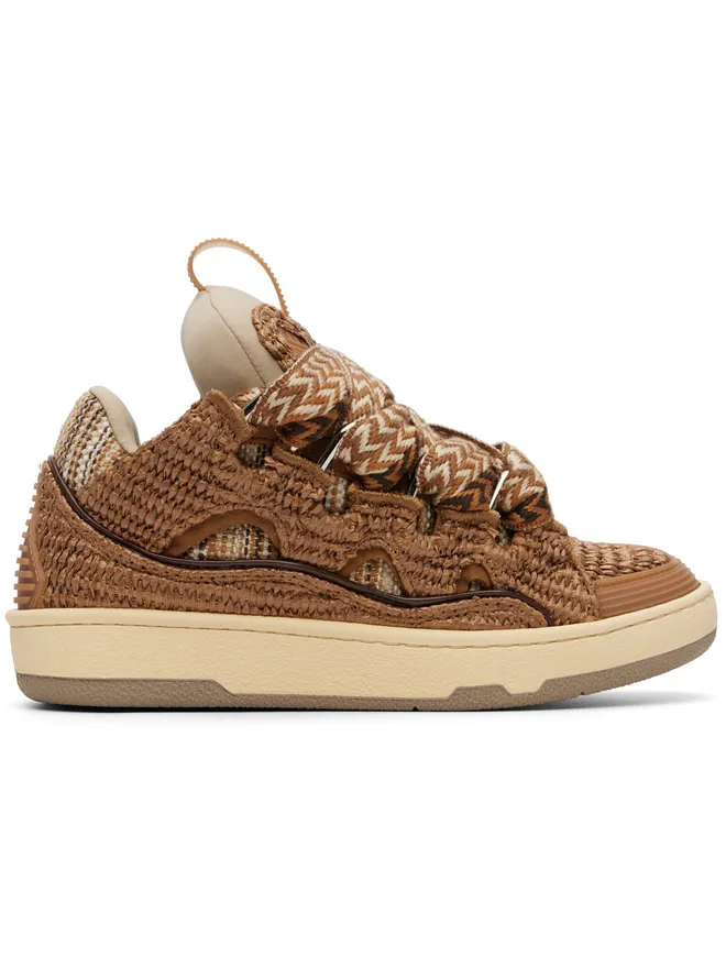 Lanvin Lanvin Faux-Raffia Curb スニーカーの商品画像