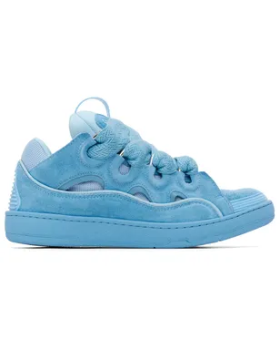Lanvin Curb モノクロ スエード スニーカー - サムネイル1