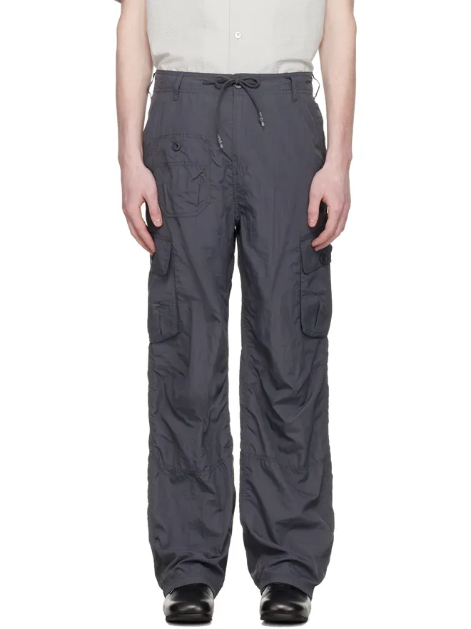 COOR COOR グレー Multi-Pocket Stitch Pointed カーゴパンツの商品画像