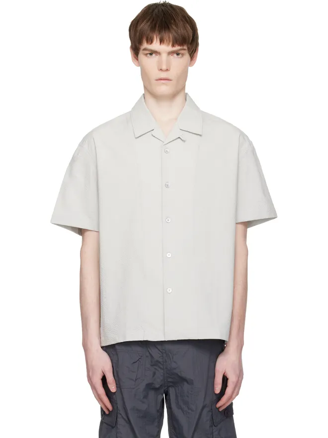 COOR COOR Panel Line Camp Collar Half シャツの商品画像