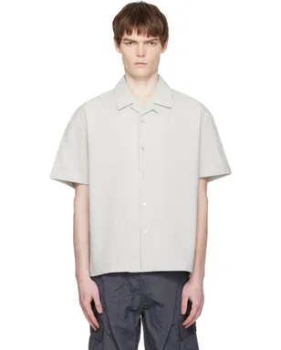 COOR Panel Line Camp Collar Half シャツ - サムネイル1