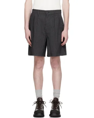 COOR Two Tuck Linen ショートパンツ - サムネイル1