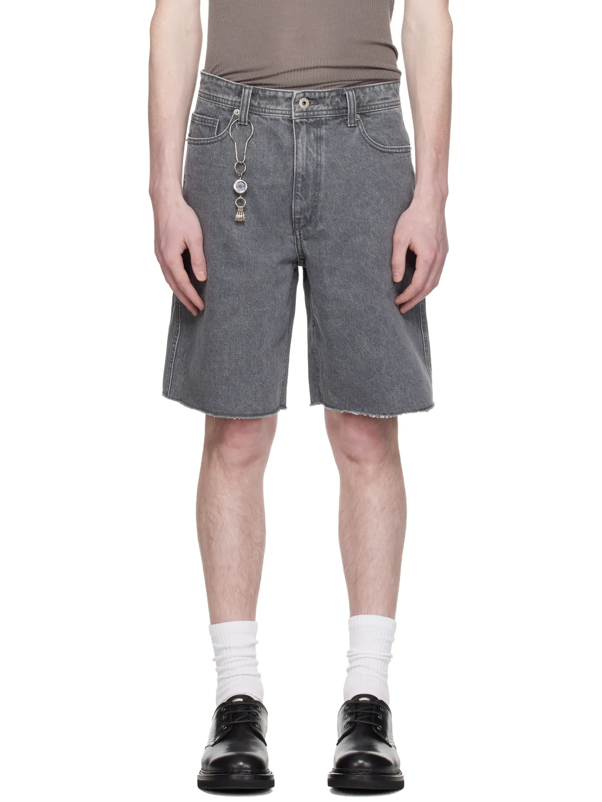 COOR Washed Cutoff デニムショートパンツ - 画像1
