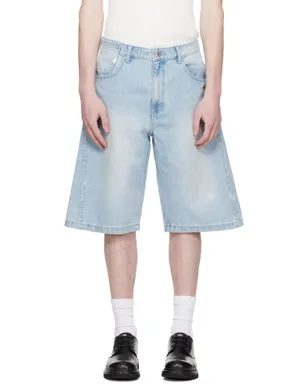 COOR Painted Washed デニム バミューダショーツ - サムネイル1