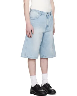 COOR Painted Washed デニム バミューダショーツ - サムネイル2
