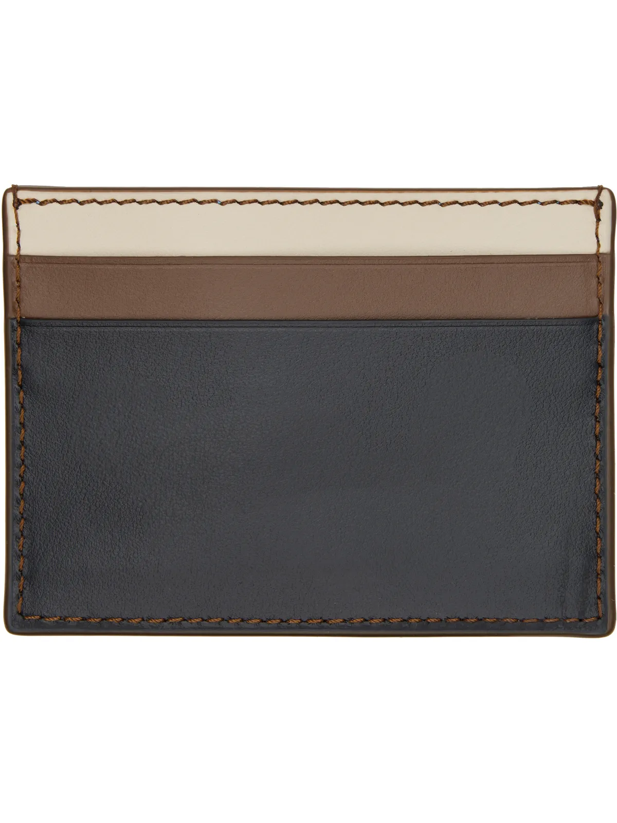 Lanvin 'Tricolor' レザー カードケース - 画像2