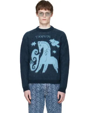 Lanvin Lunar Year ジャカード モヘア セーター - サムネイル1