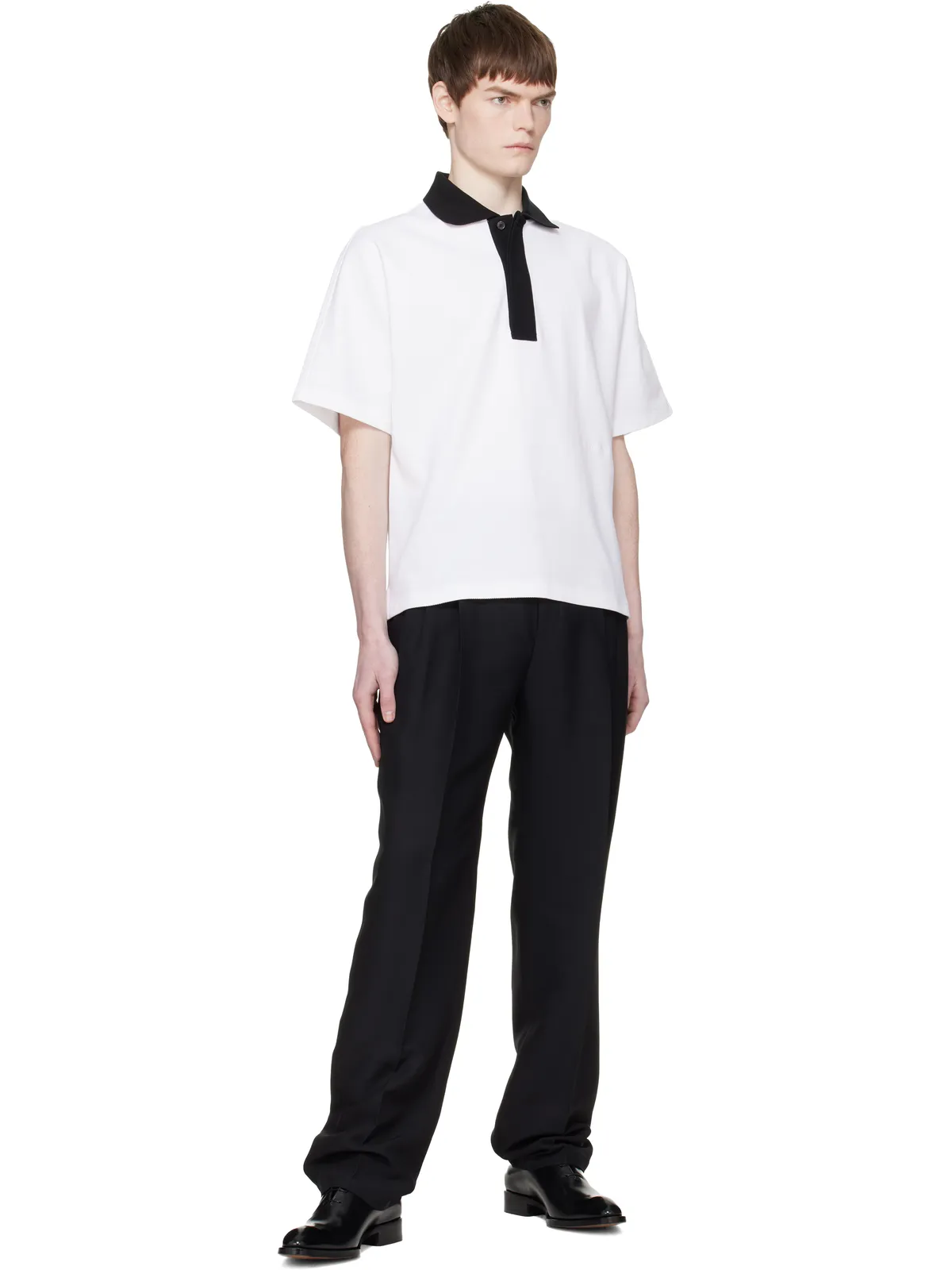 Lanvin コントラスト カラー ポロシャツ - 画像4