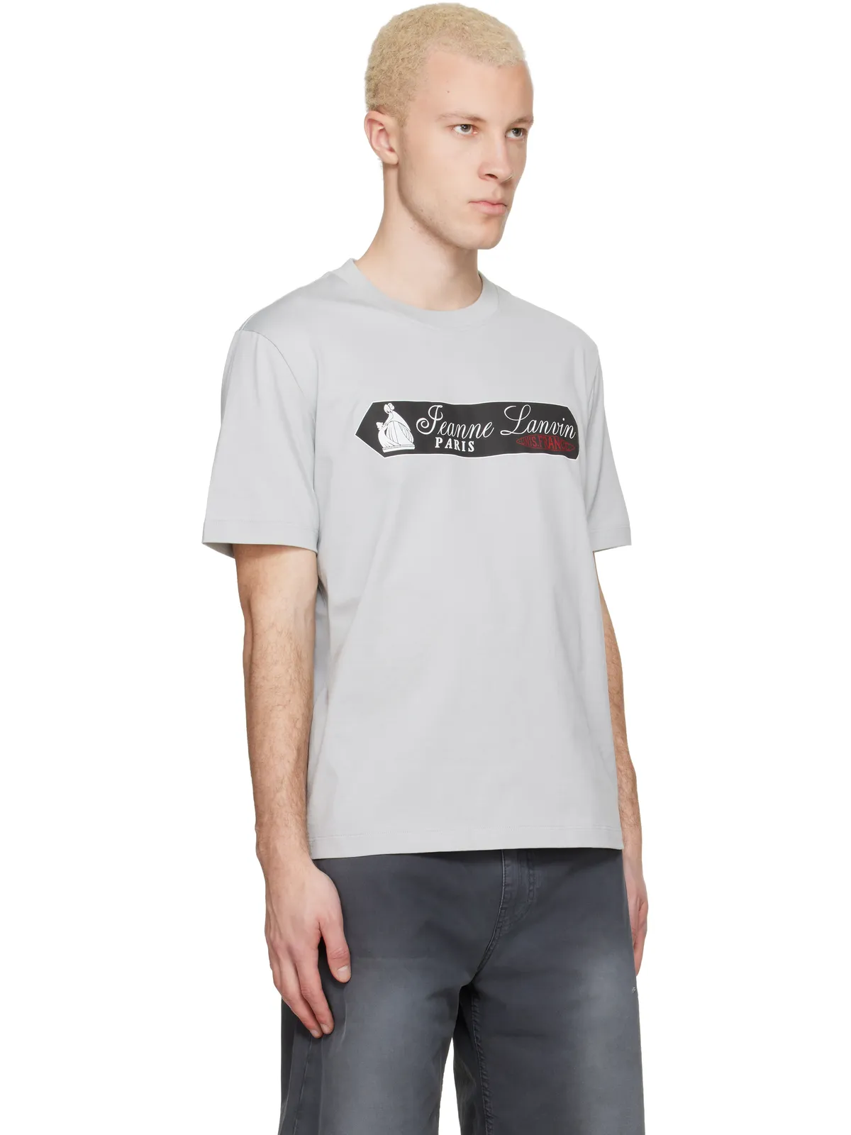 Lanvin Printed 'Lanvin Signature Label' Tシャツ - 画像2