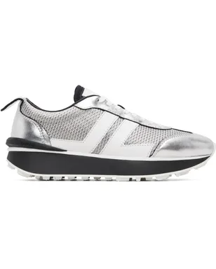 Lanvin Crinkled Metallic Leather Bumpr スニーカー - サムネイル1