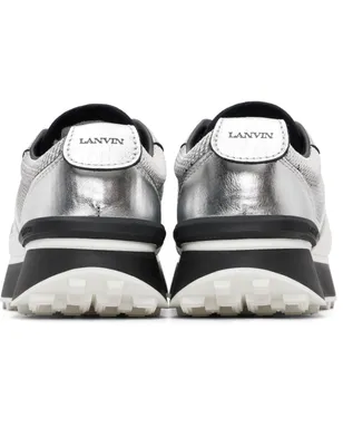 Lanvin Crinkled Metallic Leather Bumpr スニーカー - サムネイル2