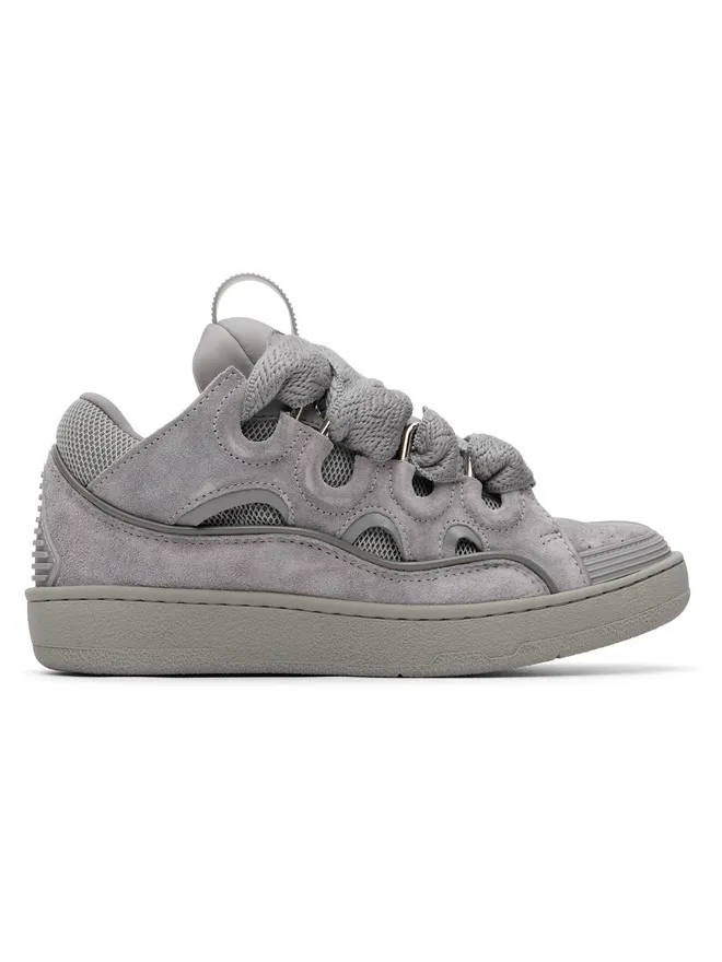 Lanvin Lanvin Monochrome Suede Curb スニーカーの商品画像