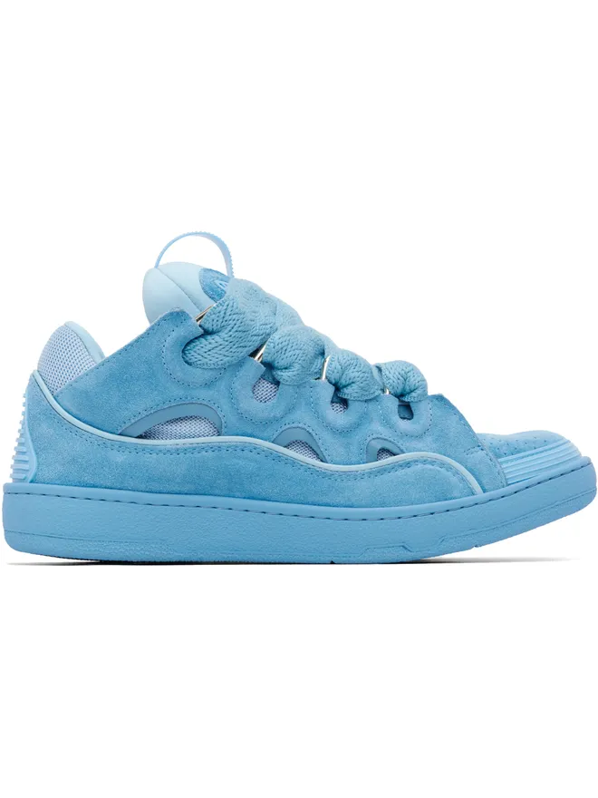 Lanvin Lanvin Curb モノクロ スエード スニーカーの商品画像
