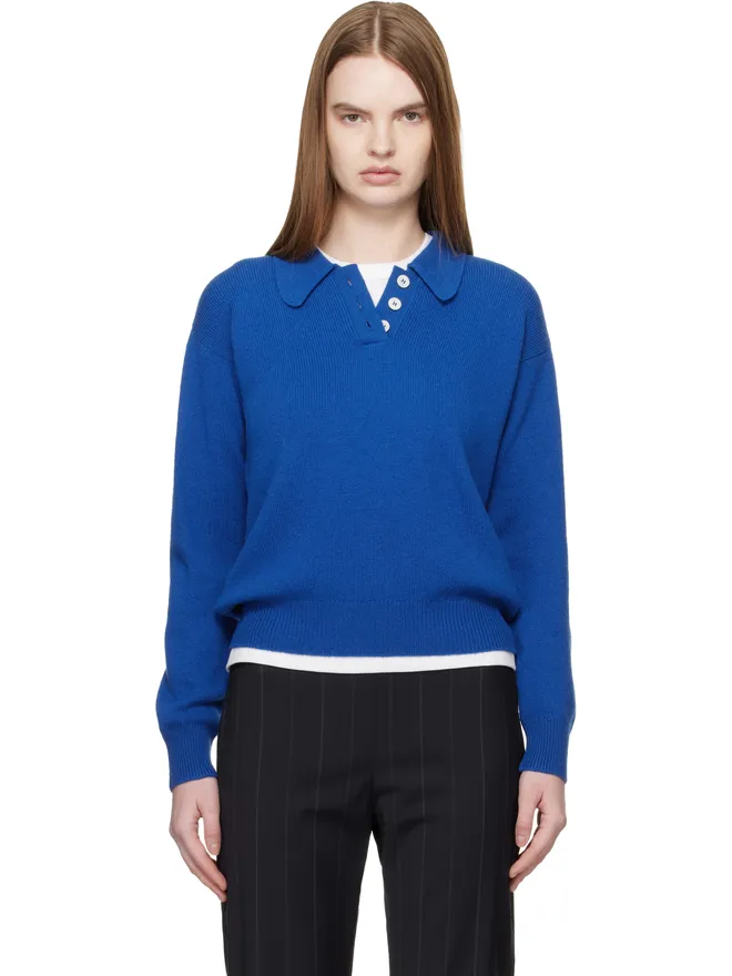 &Daughter &Daughter SSENSE限定 Edith ニットポロシャツの商品画像