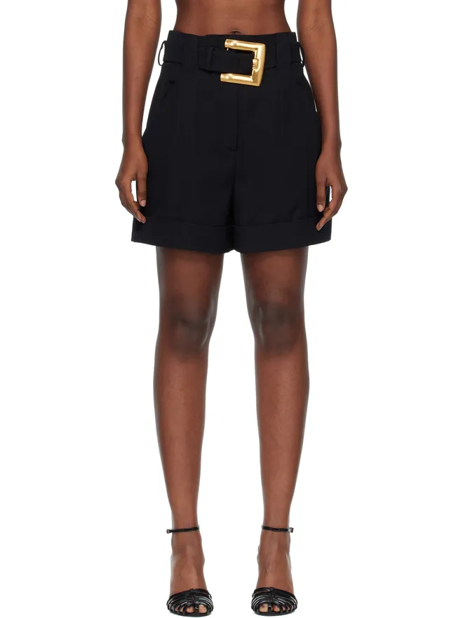 BALMAIN BALMAIN グラン ド プードル ベルト ショートパンツの商品画像