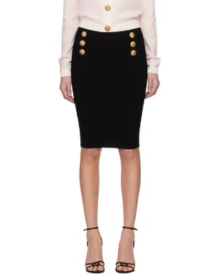 BALMAIN Knee Length ニット ミディアムスカート - サムネイル1
