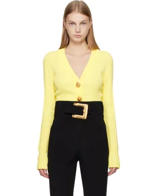 BALMAIN Buttoned Light Knit Vネックカーディガン - サムネイル1