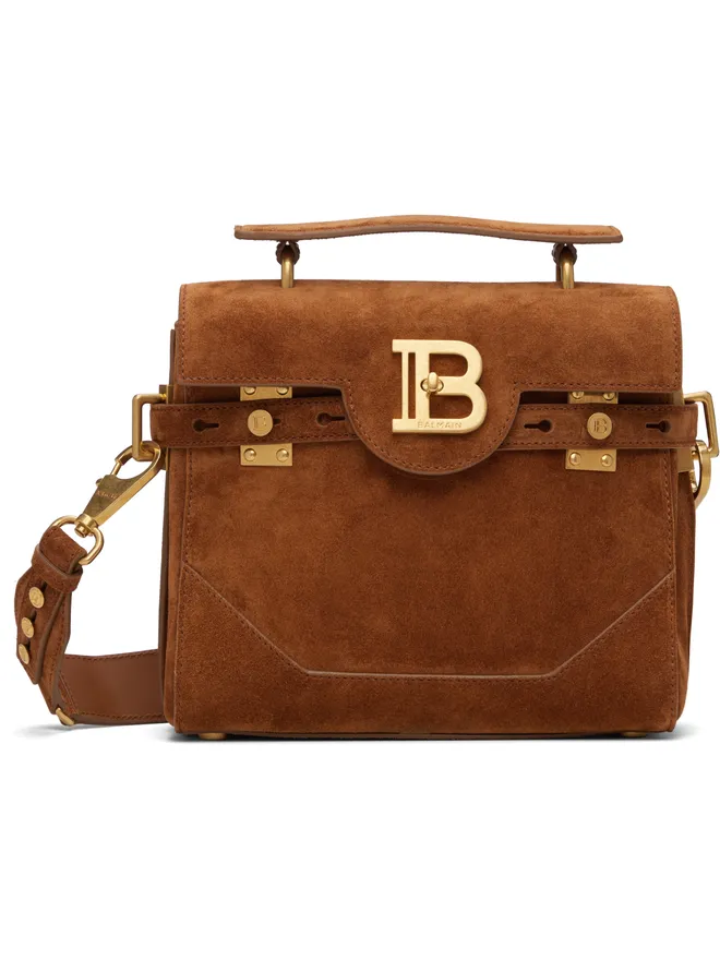 BALMAIN BALMAIN B-Buzz 23 スエード バッグの商品画像