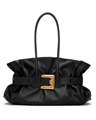 BALMAIN ラージ Anthem カーフスキン トートバッグ - サムネイル1