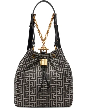 BALMAIN Pulse Monogram ジャカード バックパック - サムネイル1