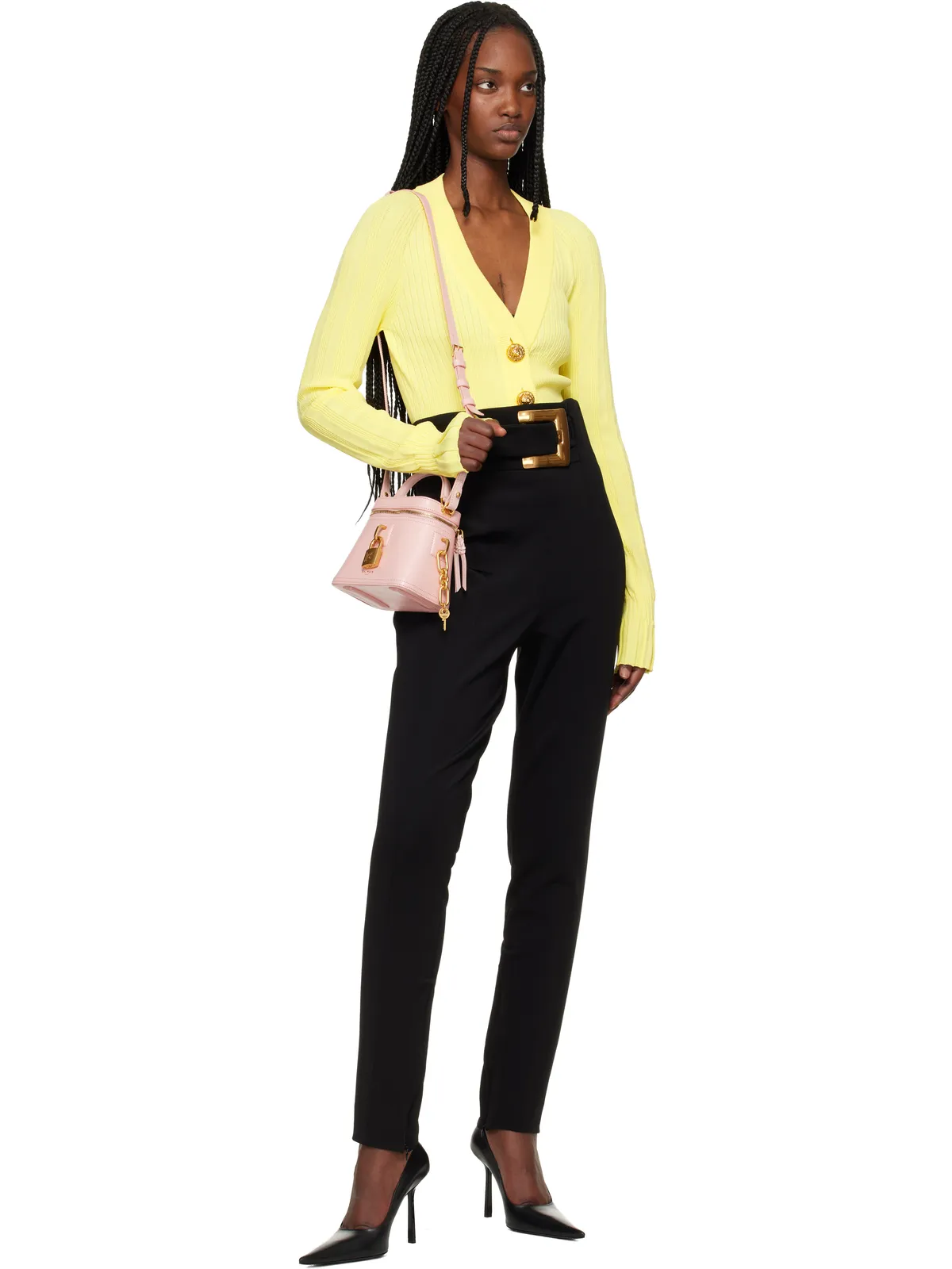BALMAIN Pulse Vanity レザー バッグ - 画像4