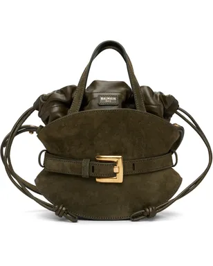 BALMAIN ミニ Shuffle スエード バッグ - サムネイル1