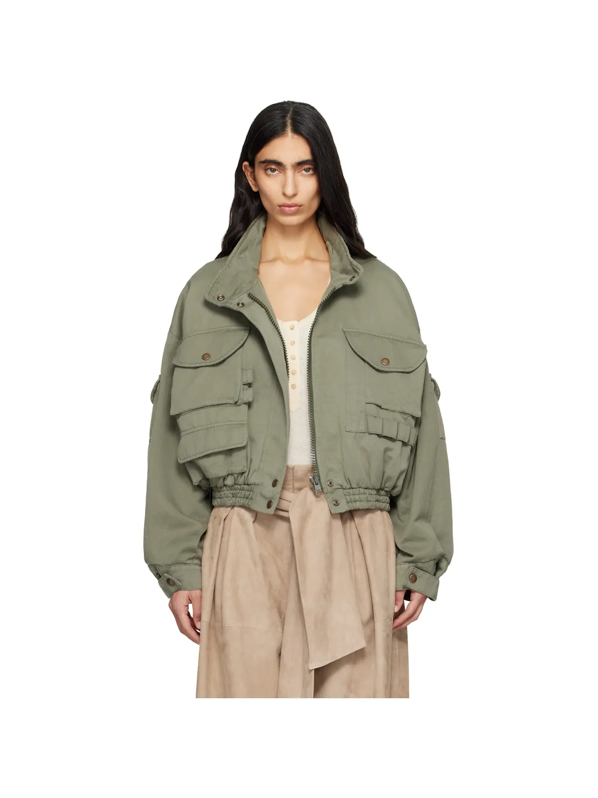 BALMAIN ツイル ボンバージャケット - 画像1