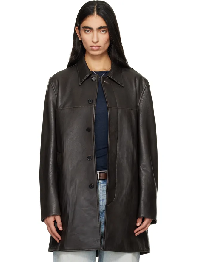 TONYWACK TONYWACK Aged Lamb Leather カーコートの商品画像